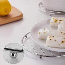 不锈钢圆形家用厨房隔热餐垫保护桌子和厨房台面适用于锅架支架热炊具饮料隔热冷却