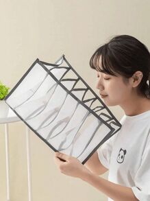 1pc Large Wardrobe Clothing Divider Storage 7 Cabinet Storage Box Washable Drawer Wardrobe Storage Box Underwear Folding Storage Bag Sun Travel Cool