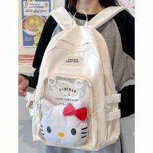 Sanrio 1pc/Versatile Simple College Large Capacity High Backpack Transparent Baby Bag Pain Bag School Bag