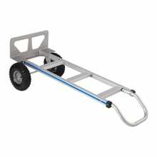 Futchoy Aluminum Alloy Hand Truck Cart Heavy Duty Dolly W/ Rubber Wheels 500lbs