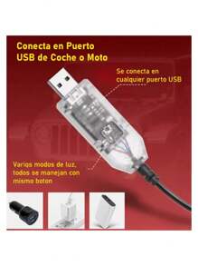 Luces decorativas para auto en forma de ojos - Negro - Ver 7