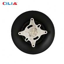 CILIA 2pcs E26/E27 Lamp Holder - Durable Bulb Socket Base,Light Socket With Grounded Base,Roundness Ceiling Wall Fixing Holder,White/Black