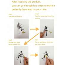 1pc/3pcs/5pcs Female Doctoral Cake Topper For Graduation Party Baking Cake Decorations - Multicolor - View 5