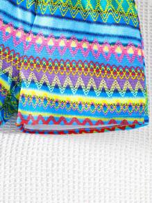 Conjunto de 2 piezas informal de verano para niña de 8 a 12 años, top de tirantes con onda y pantalones cortos de playa, adecuado para vacaciones casuales