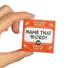 Name That Word! Card Stock Material, Interactive Family Game With 50 Fun Prompts For Ages 14+ Family Friendly Card Game, Portable Camping And Holiday Games - Multicolor - View 2