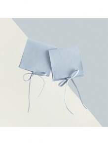 1PC Microfiber Jewelry Pouch Jewelry Packaging Bag Small Jewelry Gift Bags Bowknot Microfiber Bag For Bracelet Necklace Packaging, Envelope Style With String And Divider - Multicolor - View 5