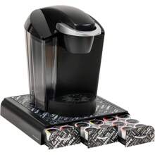 ¡RecomendadoMind Reader - Cajón para guardar cápsulas de café Anchor para 36 tazas , color negro¡Top de Temporada - Negro - Ver 11