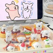 2 Thread Happy Puppy Stickers Creative Blind Box Cute Puppy Animal Pop Hand Action Figure Tabletop Decoration Valentine's Day Gift Women's Birthday Gift Birthday Gifts Graduation