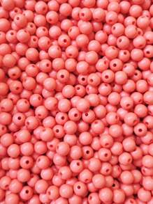 200 Milky Pearl 8mm Loop Bead Ball Bead Craft Jewelry - 番石榴 - 查看 2