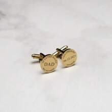 Custom Text Personalized Dad's Cufflinks,Custom Cufflinks For Daddy,Fathers Day Gifts,Best Man Gifts,Personalized Gifts For Dad,Birthday Gifts,Men Gifts