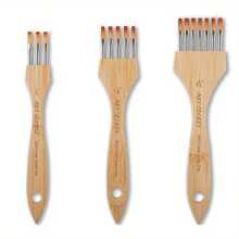 Professional Artist's Favorite - Multifilament Nylon Paint Brushes - High Quality For Smooth Watercolor & Acrylic Painting - Flexible, Easy To Clean Brush Set, Ideal For Winter, New Year