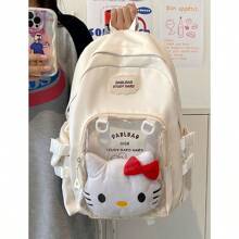 Sanrio 1pc/Versatile Simple College Large Capacity High Backpack Transparent Baby Bag Pain Bag School Bag