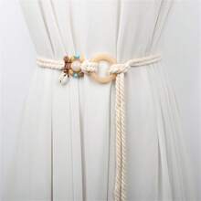 1pc Bohemian Vintage Belt Decoration Skirt Dress Tie Tassel Waist Rope Peplum Waist Chain