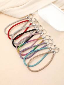 New High-End Rhinestone Chain Mobile Phone Pendant, Light Luxury Rhinestone Inlaid Chain Phone Case, Keychain, Hanging Accessories Gifts For Mother, Family, Friends, Birthday, Holiday Phone Charm, Phone Chain