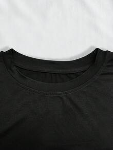 Camiseta casual de manga corta y cuello redondo con estampado gráfico "COUNTRY ROADS Take Me Home" y estampados de amanecer y flores para talla grande