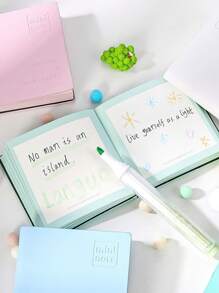 Libreta de notas de color crema, mini y portátil con 96 hojas en blanco para anotar, bloc de notas para oficina, escuela y sellos, útiles escolares, de vuelta a la escuela - Unitalla - Ver 8