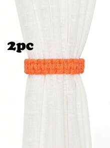 1件/2件/4件装手工棉绳扭结窗帘绑带,多种颜色和尺寸可选,适用于窗帘固定和装饰 - 彩色 - 查看 21