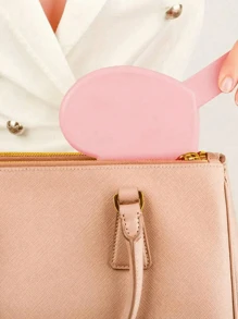 30/15/3pcs Pink Heart-Shaped Handheld Mirror Set, Portable Cute Love Hand Mirror With Handle, Small Travel Mirror Makeup Mirror, Including Pink Handheld Heart-Shaped Mirror, White Organza Bag, Flower Thank You Label, Wedding Guest Return Gift Set, Bridesmaid Souvenir, Bridesmaid Bride Gift, Bridal Shower Return Gift Set, Suitable For Princess Party Gifts, Bridal Shower, Wedding, Anniversary