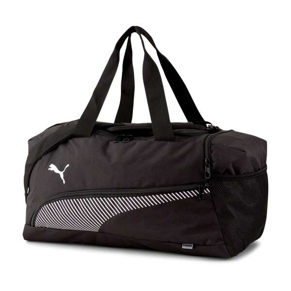 PUMA Unisex Sporttasche - Fundamentals Sports Bag S, Puma Cat Logo, ‎25 x 45 x 25 cm