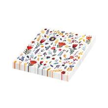 20 件 13 * 13 英寸一次性多色花叶图案餐巾，用于生日派对、家庭聚会、婚宴、酒店和餐厅装饰纸