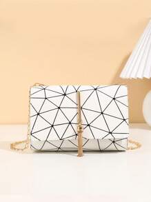 1 件女孩时尚流苏金属翻盖斜挎包、单肩包、零钱包，适合日常、派对、通勤，理想的礼物