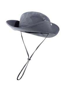 قبعة شمس جديدة مع حماية من الشمس قبعة صيد وتسلق الجبال طراز كاوبوي غربي للرجال والنساء قبعة دلو بسحاب