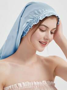 1pc Elegant Women's Silk Sleeping Cap, 100% Mulberry Silk Tube Hair Cap