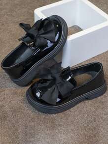 Zapatos de princesa con suela blanda para niñas, zapatos para vestido de gala de estudiantes de escuela primaria, para primavera/otoño