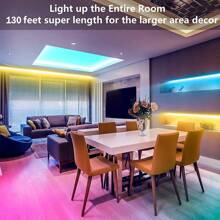 1pc LED Light Strip , Music Synchronized Color Changing RGB LED Lights, With Remote App Control, Adjustable Modes, Suitable For Indoor Bedroom, Desk, Valentine's Day, Wedding, Christmas Party Festival Decoration