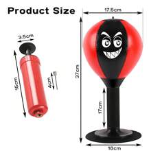 Punching Ball Table Funpunch Rage Bag Desk Punch Bag Tool Mini Punch Bag Boxing High-Performance Spring Chassis - Multicolor - View 9