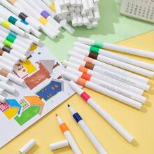 80pcs/60pcs/48pcs/36pcs/24pcs/12pcs Acrylic Marker Pen,Drawing Not Soak Paper, Art Collection, Pen To Graffiti Art Of Diy Pens, Colorful Painting Watercolor Art Mark Pen Sets, Waterproof High-Capacity Color Pen, Exquisite Gift To The Student, The Perfect Gifts Of Gifts, Marker Pen,Back To School,School Supplies