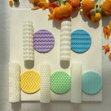 Soft Pottery Earring Polymer Clay Cutter Roller Texture Polymer Clay Seamless Polymer Clay Texture Roller Claycutters - GZ Tool - View 3