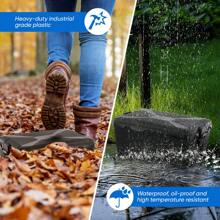 Extra Large Weatherproof Box - (33x 21.2 X 13.2 Cm) - Outdoor Cord Cover - Brown - Ideal For Gardens, Construction Sites - Suited For Workers, Homeowners - Black - View 8