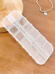 1 pièce Boîte de rangement pour bijoux rectangulaire en PU, boîte d'organisateur de bijoux portable, plateau de maquillage de vanité, boîte d'affichage de bijoux de voyage pliable à plusieurs compartiments, boîte-cadeau pour bijoux, style minimaliste à rabat, grande capacité, convient pour les bagues, colliers, boucles d'oreilles, montres, rouges à lèvres, etc., accessoires de chambre, fournitures de voyage en plein air, avec fermeture à bouton de sécurité, style international élégant, convient pour les voyages et l'utilisation domestique, cadeau idéal pour les filles