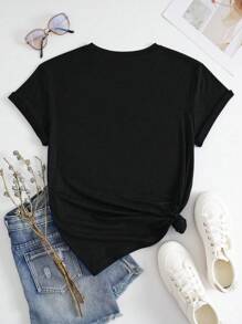 Customized Women's T-Shirt, Add Your Own Text/Picture (Badge Pattern/Company Logo/Family Photo/Selfie)