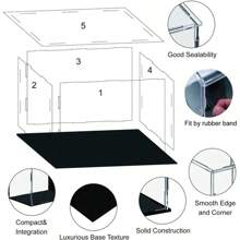 Acrylic Display Case Plastic Box Cube Storage Box Clear Small Assemble Dustproof Showcase For Collectibles Items,Dolls,Car Model - 25x20cm - View 3
