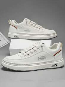 男士新款休闲软底运动鞋，皮革防水工作鞋，适合青少年夏季休闲或户外运动/旅行、毕业礼物或生日礼服配饰 - 彩色 - 查看 7