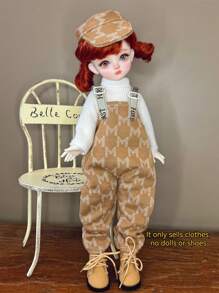 1pc Retro Style Doll Clothes, Suitable For 6-Inch BJD/30cm Dolls. Unique Designs Including Sporty, Academic Styles, A Dream Outfit Collection For Doll Lovers, Adorable For Girls. (This Series Of Doll Clothes Are Suitable For 30cm Dolls, Due To Different Doll Shapes, The Tightness And Length May Vary Slightly. The Handmade Miniature Garments May Have Minor Handcraft Flaws, Which Do Not Affect The Overall Effect. Buyers With Concerns May Want To Consider Carefully)