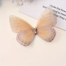 100/200pcs Mini Fabric Butterflies, 3D Realistic Pastel Butterflies Decor, Suitable For DIY Crafts, Nail Art, Photography Props, Headpieces, DIY Hair Clips, Headbands, Bouquet Decor, Jewelry Making Supplies, Home Decor, Party Decor, Wedding Decor, Easter Decor, Thanksgiving Decor, Garden & Yard Decor, Party Backdrops, Great Gift Choice