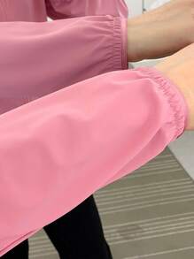 Nueva chaqueta deportiva ligera de protección solar de unicolor para mujer, primavera/verano - Burdeos - Ver 4