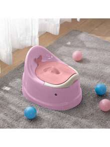 Whale Simple Potty Chair - Minimalist Small Toilet Trainer For Toddler Boys & Girls, Children's Autonomous Toilet Training Urinal Potty Seat