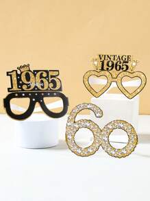 6Pcs Black Golden Birthday Paper Glasses,2025 Limited ,Birthday Element Design Glasses,Happy Birthday Paper Glasses,60th Birthday Party Decor,Birthday Party Supplies,Photo Booth Props,Birthday Party Favors,Birthday Gifts,Birthday Decoration