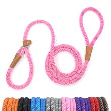 1pc Braided Rope Leash,Slip Lead Dog Leash For Small Medium And Large Dogs Walking And Training Outdoor