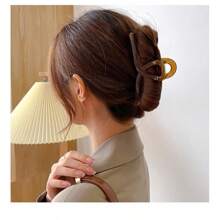 Elegant Hair Claw Women Hair Clip, Big Size Back Head Hair Accessory