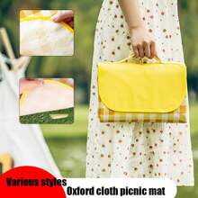 1 件户外野餐垫，防水加厚露营毯，适合海滩、徒步旅行、野餐 - 彩色 - 查看 9