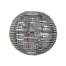 1pc Disco Theme Lantern, Gold/Silver Mirror Lantern, Foldable Disco Ball Lantern Decor Suitable For Disco Club, Birthday, Wedding, KTV Stage, Holiday Party Hanging Decoration, Christmas Home Decor DIY, No Power Or Feathers Required