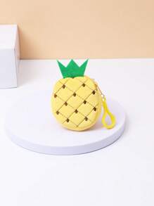 1pc Creative Fruit Plush Coin Purse - Stylish Mini Coin Wallet & Bag Pendant - Perfect Gift - Multicolor - View 11