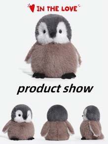 1PC20 厘米 7.87 英寸柔软企鹅毛绒玩具可爱娃娃情侣企鹅枕头儿童生日礼物