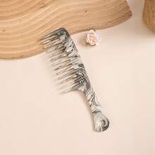1pc Large Wide-Toothed Hair Comb, Classic Design Essential For Home, Travel & Styling, Suitable For Wet & Dry Hair, Perfect Gift For Friends & Family