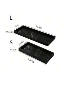 Countertop And Dresser Tray -1/2 Piece Shatterproof Silicone Kitchen And Bathroom Tray For Counter, Kitchen Sink Soap Dispenser Tray, Bathroom Dresser Tray, Perfume Key Tray,Silicone Tray For Bathroom Toilet And Bathroom Countertop, Hand Sanitizer And Perfume Storage Tray, Daily Jewelry And Decorative Storage Jewelry Display Tray